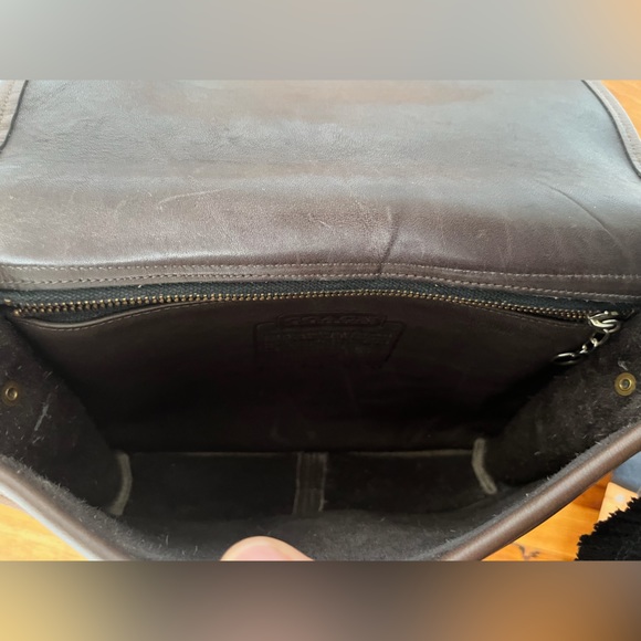 Vintage Coach Buckled Pouch/Saddle Pouch made in New York City brown 1970s - Picture 9 of 15